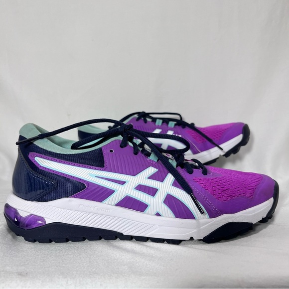 ASICS Women's GEL-COURSE GLIDE   Golf Shoes 1112A017 Size 7 Purple Teal. - Picture 2 of 6